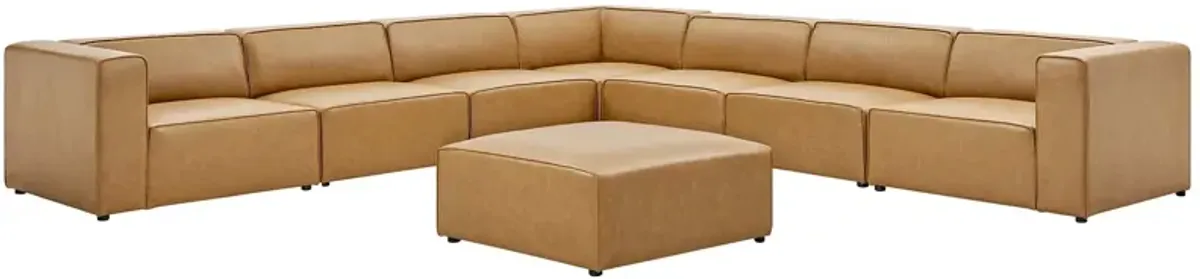 Mingle Vegan Leather 8-Piece Sectional Sofa Set