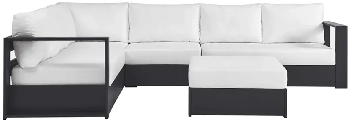 Tahoe 5-Piece Outdoor Patio Powder-Coated Aluminum Sectional Sofa Set by Modway