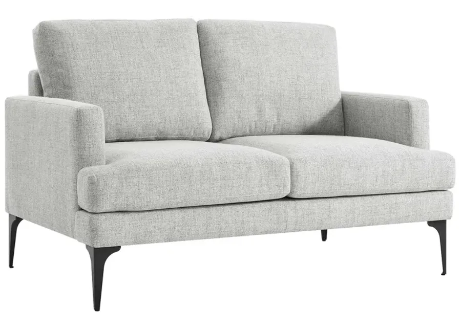 Evermore Upholstered Fabric Loveseat