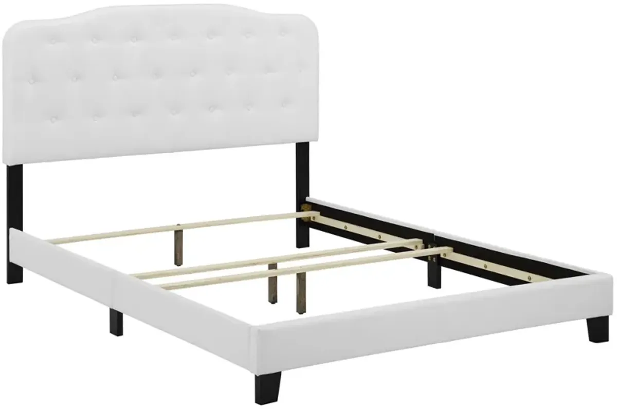 Amelia Full Upholstered Fabric Bed