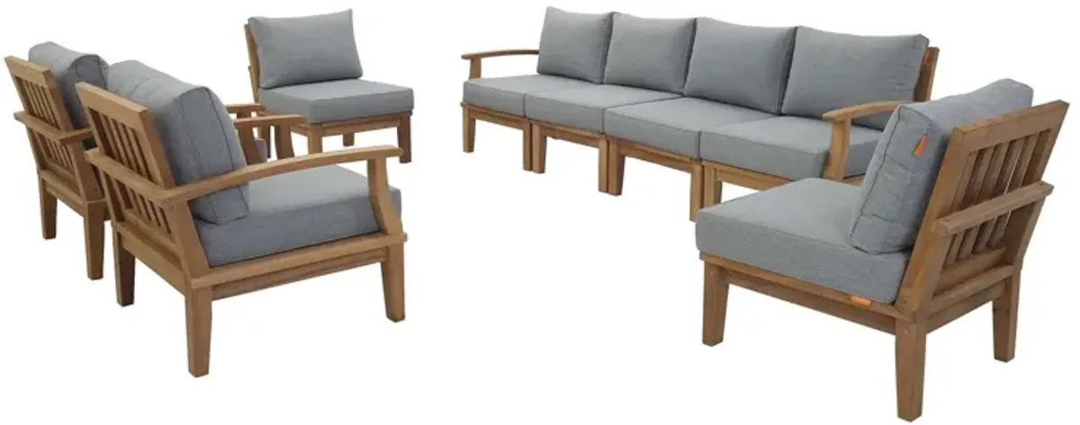 Marina 8 Piece Outdoor Patio Teak Set