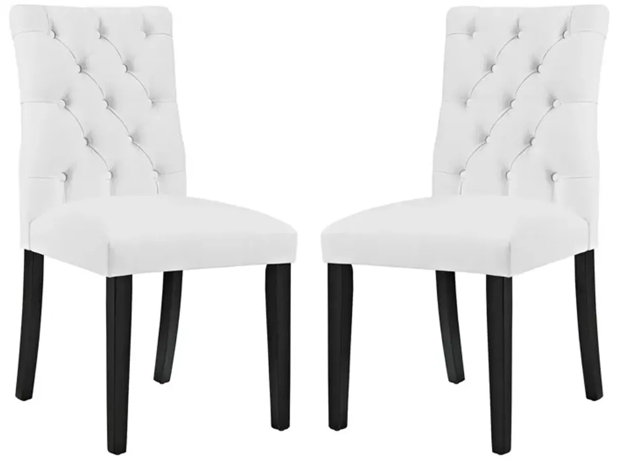 Duchess Dining Chair Vinyl Set of 2