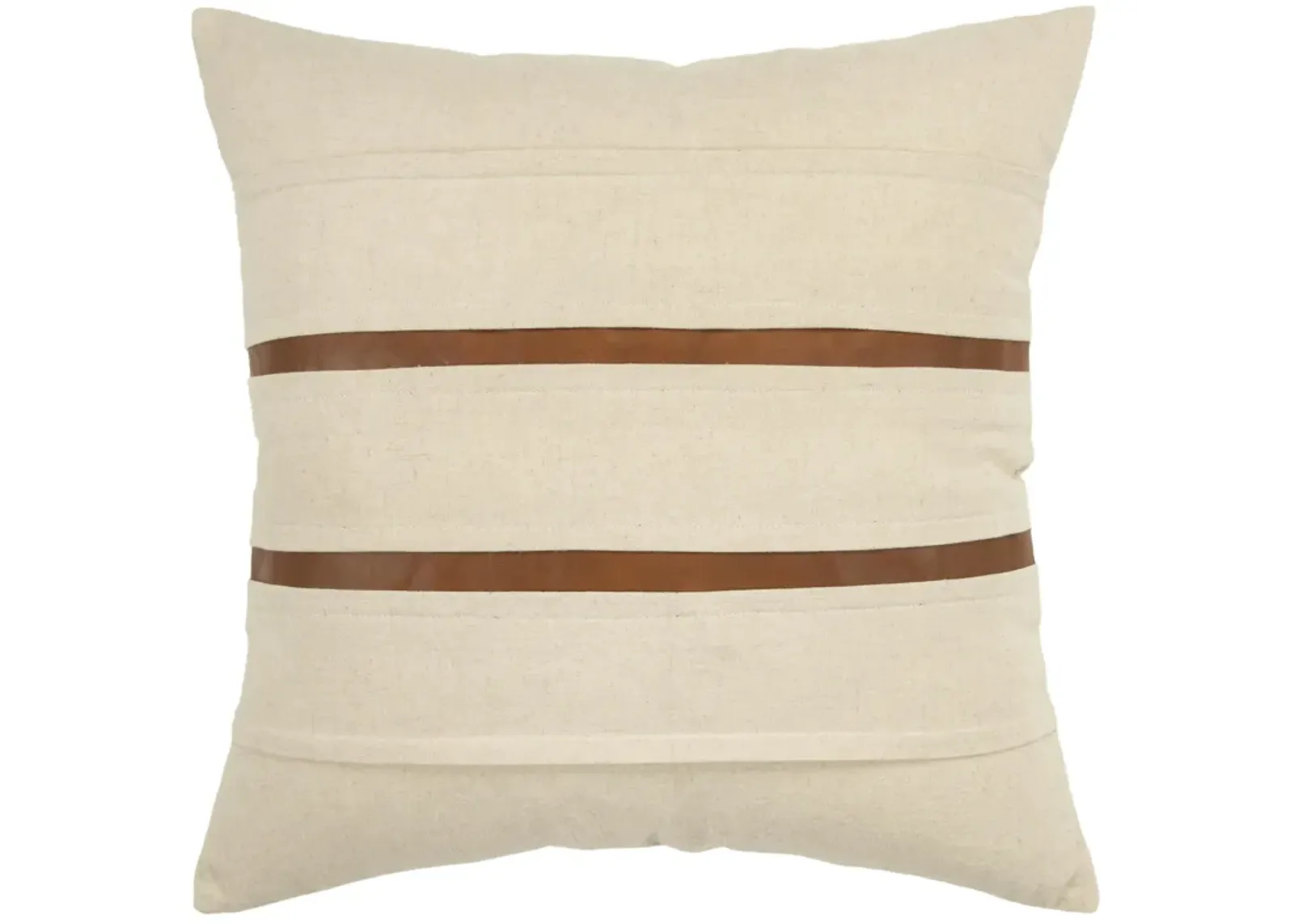 Donny Osmond Stripe White Pillow