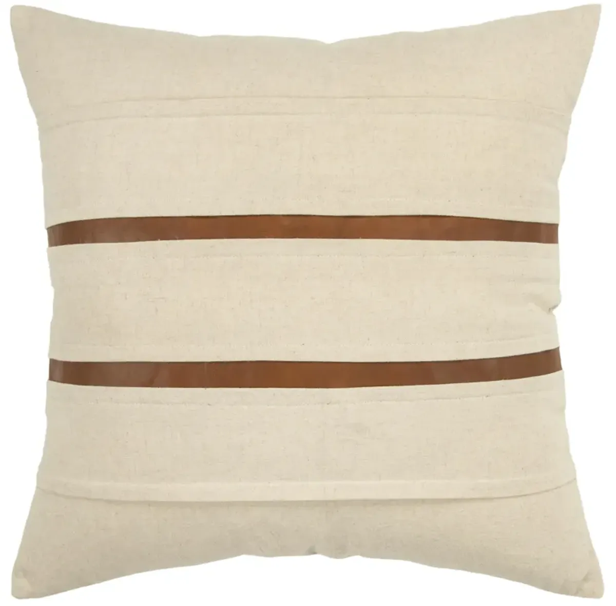 Donny Osmond Stripe White Pillow