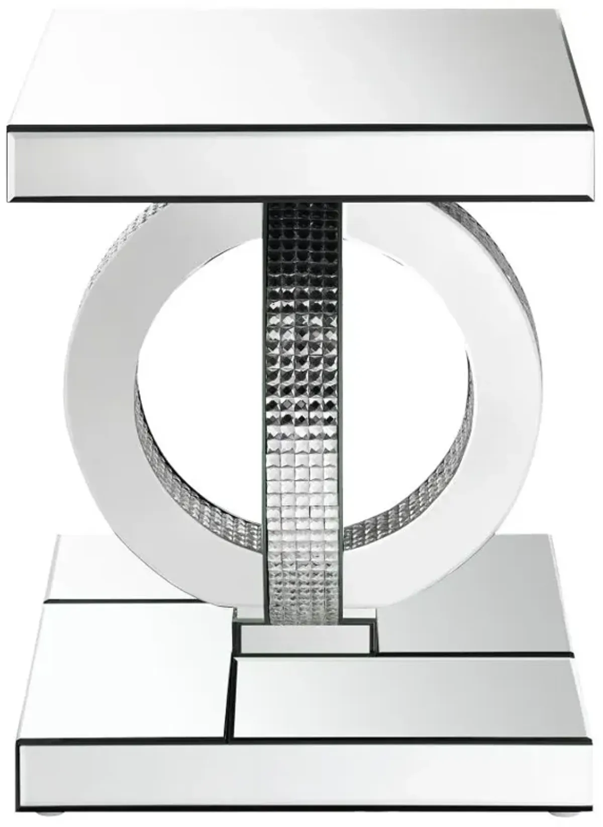 Breena Square End Table Mirror