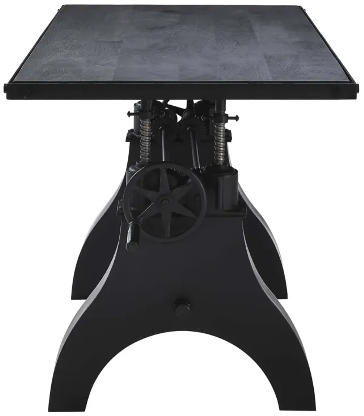 Genuine 60" Crank Adjustable Height Dining Table and Computer Desk