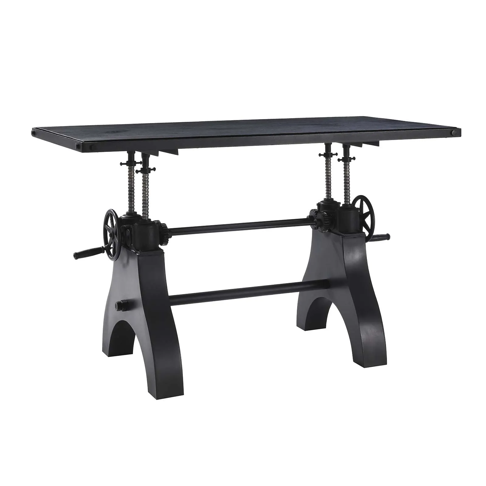 Genuine 60" Crank Adjustable Height Dining Table and Computer Desk