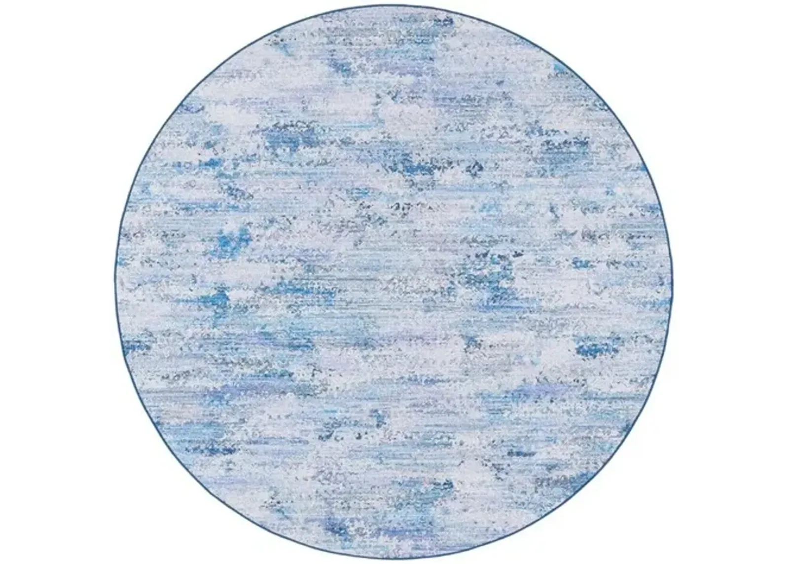 TACOMA 904 Grey  6' X 6' Round Round Rug