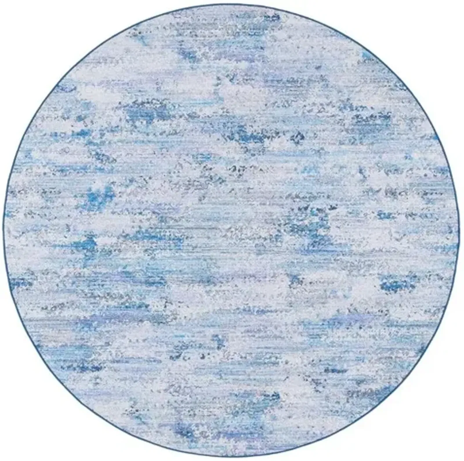 TACOMA 904 Grey  6' X 6' Round Round Rug