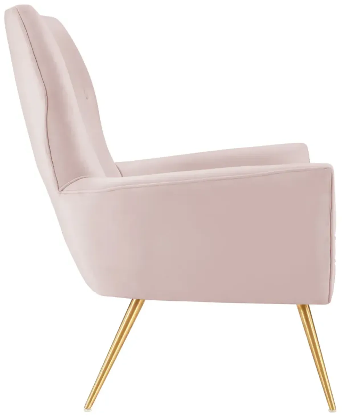 Renata Button Tufted Performance Velvet Armchair