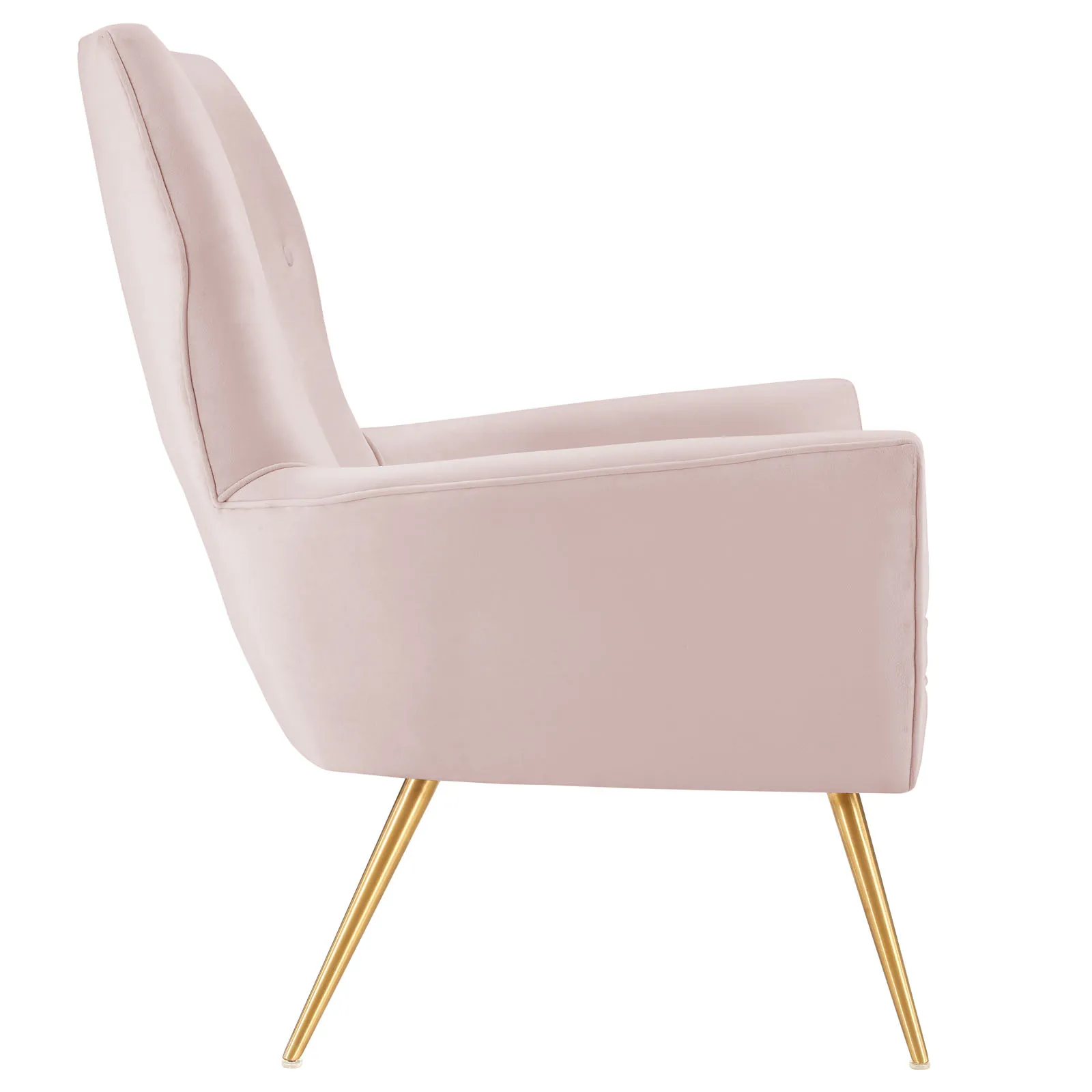 Renata Button Tufted Performance Velvet Armchair