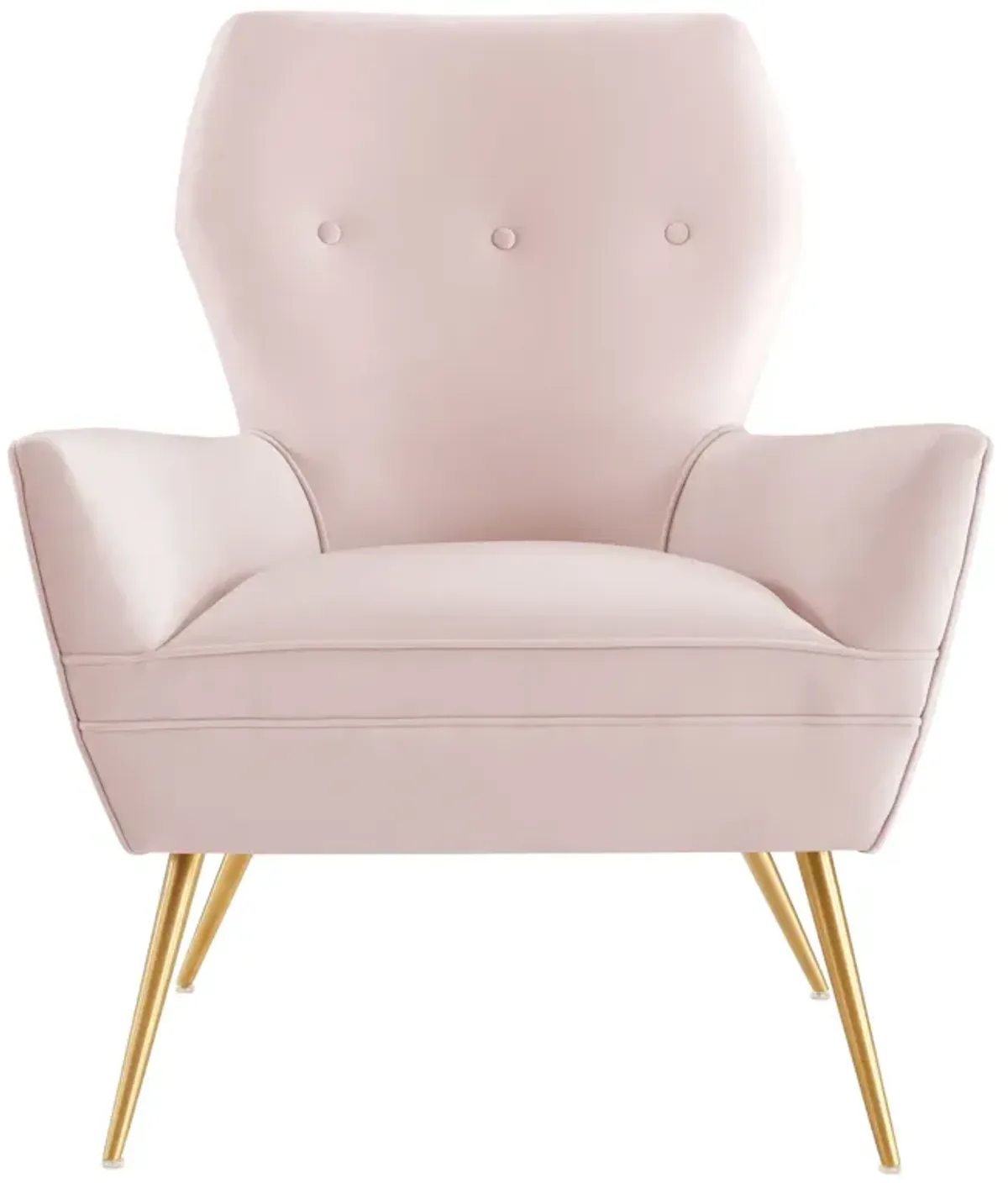 Renata Button Tufted Performance Velvet Armchair