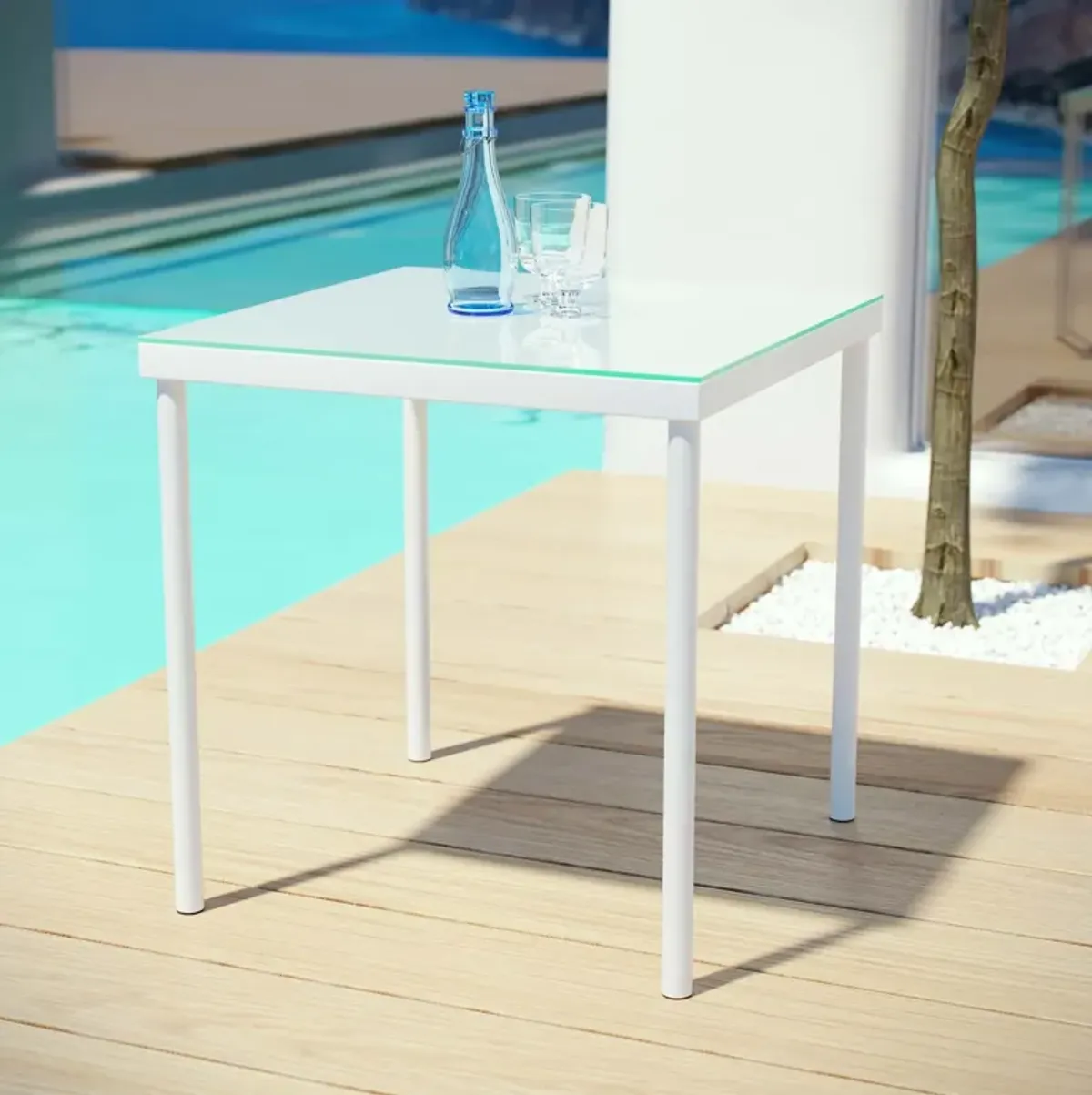 Harmony Outdoor Aluminum Side Table