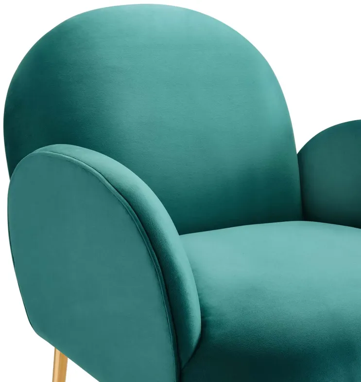 Transcend Performance Velvet Armchair