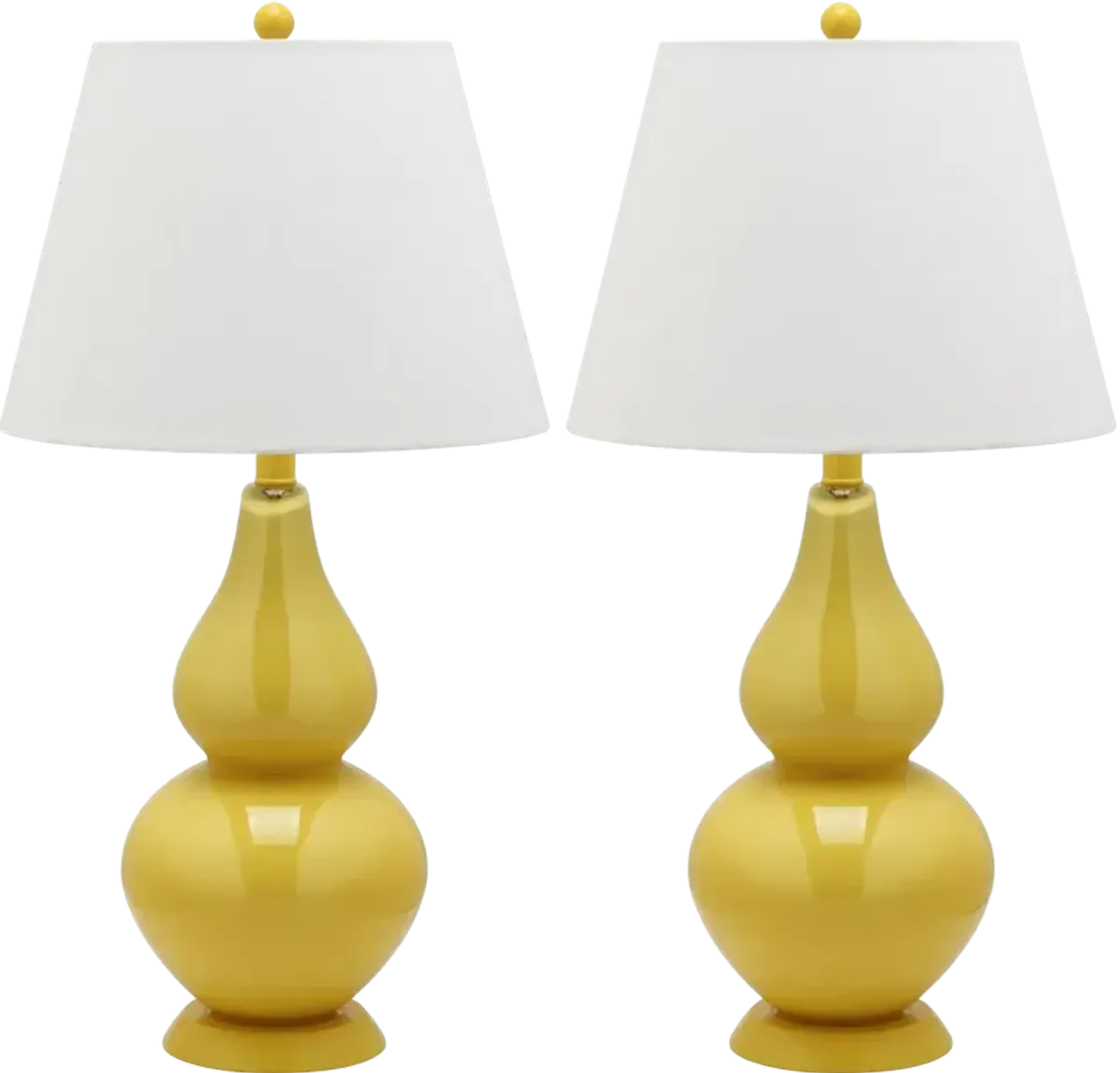 Cybil 26-Inch H Double Gourd Lamp - Set of 2