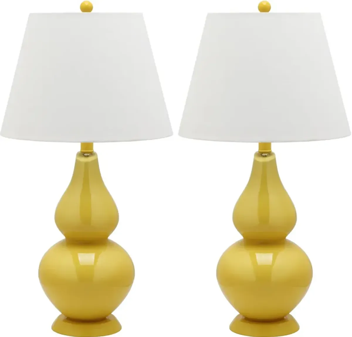 Cybil 26-Inch H Double Gourd Lamp - Set of 2