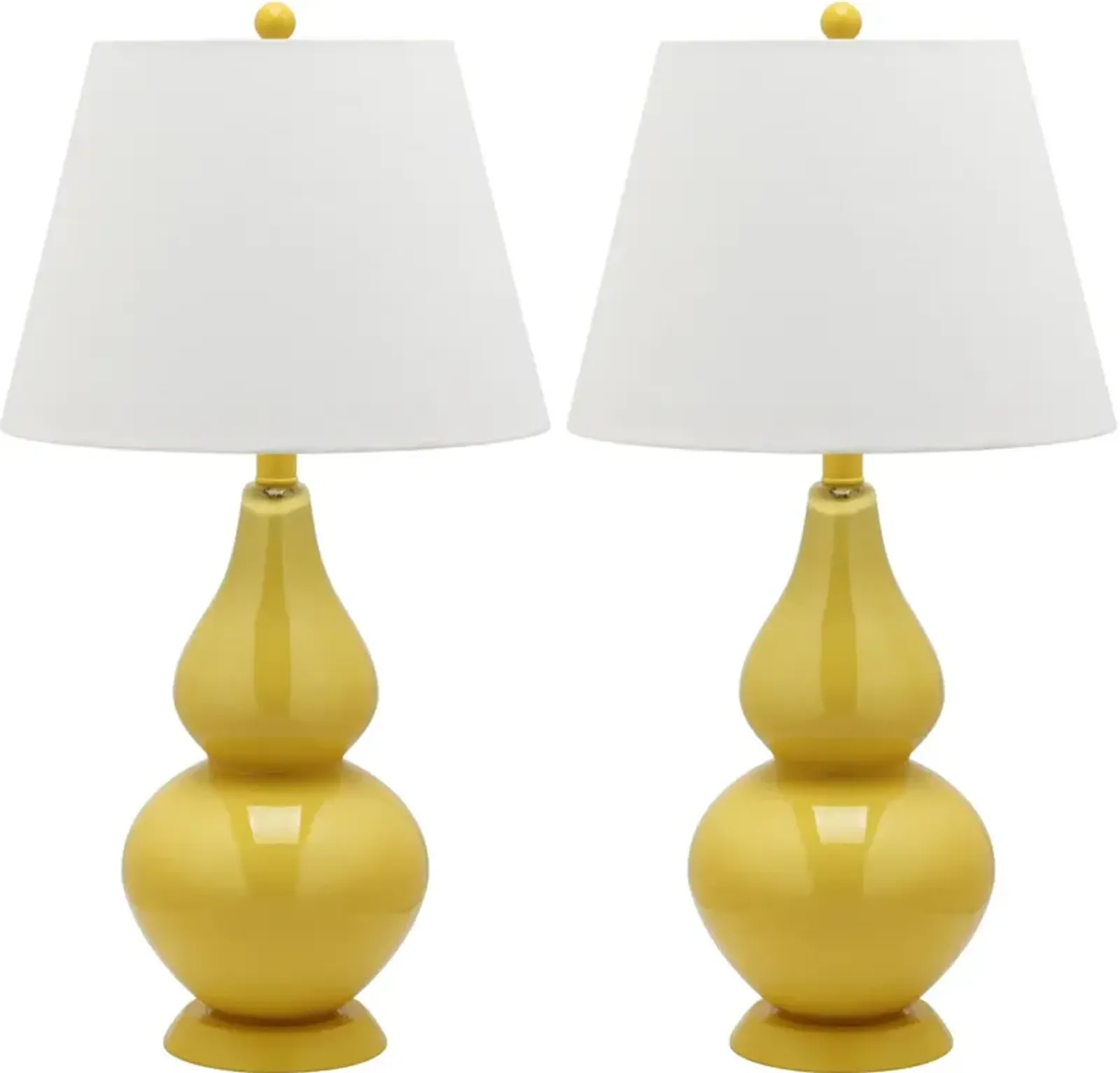 Cybil 26-Inch H Double Gourd Lamp - Set of 2