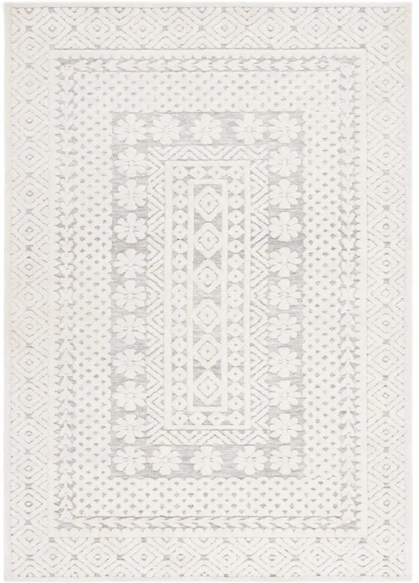 AUDREY 105 Grey 5' x 7' Medium Rectangle Rug