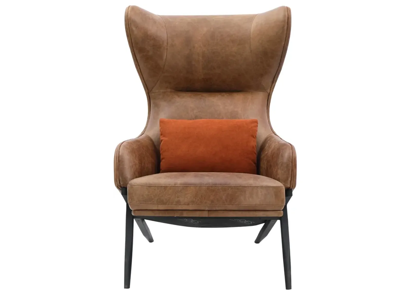 Amos Leather Accent Chair