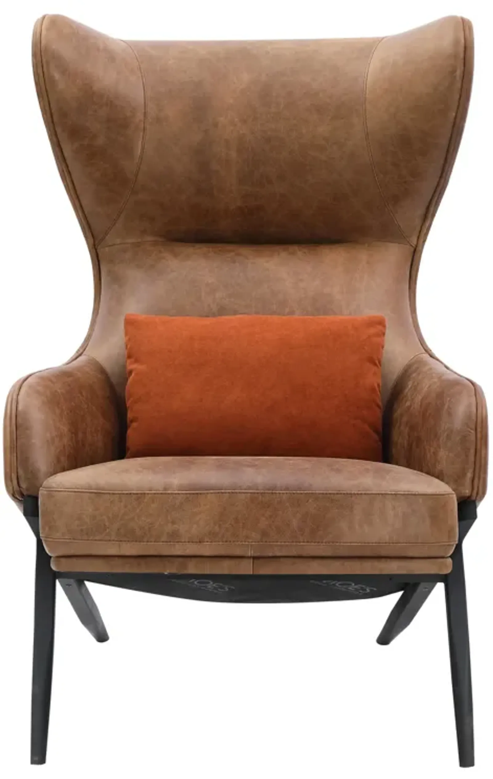 Amos Leather Accent Chair