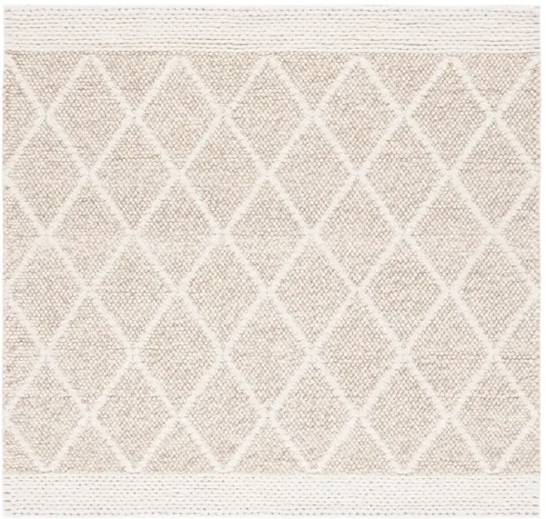 NATURA 131 BROWN  6' x 6' Square Square Rug