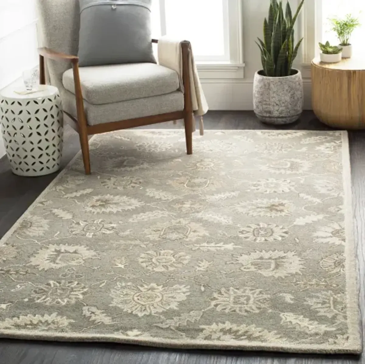 Caesar 4' Square Rug