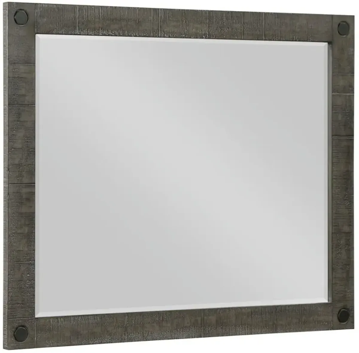 Lilith Rectangular Dresser Mirror Distressed Grey