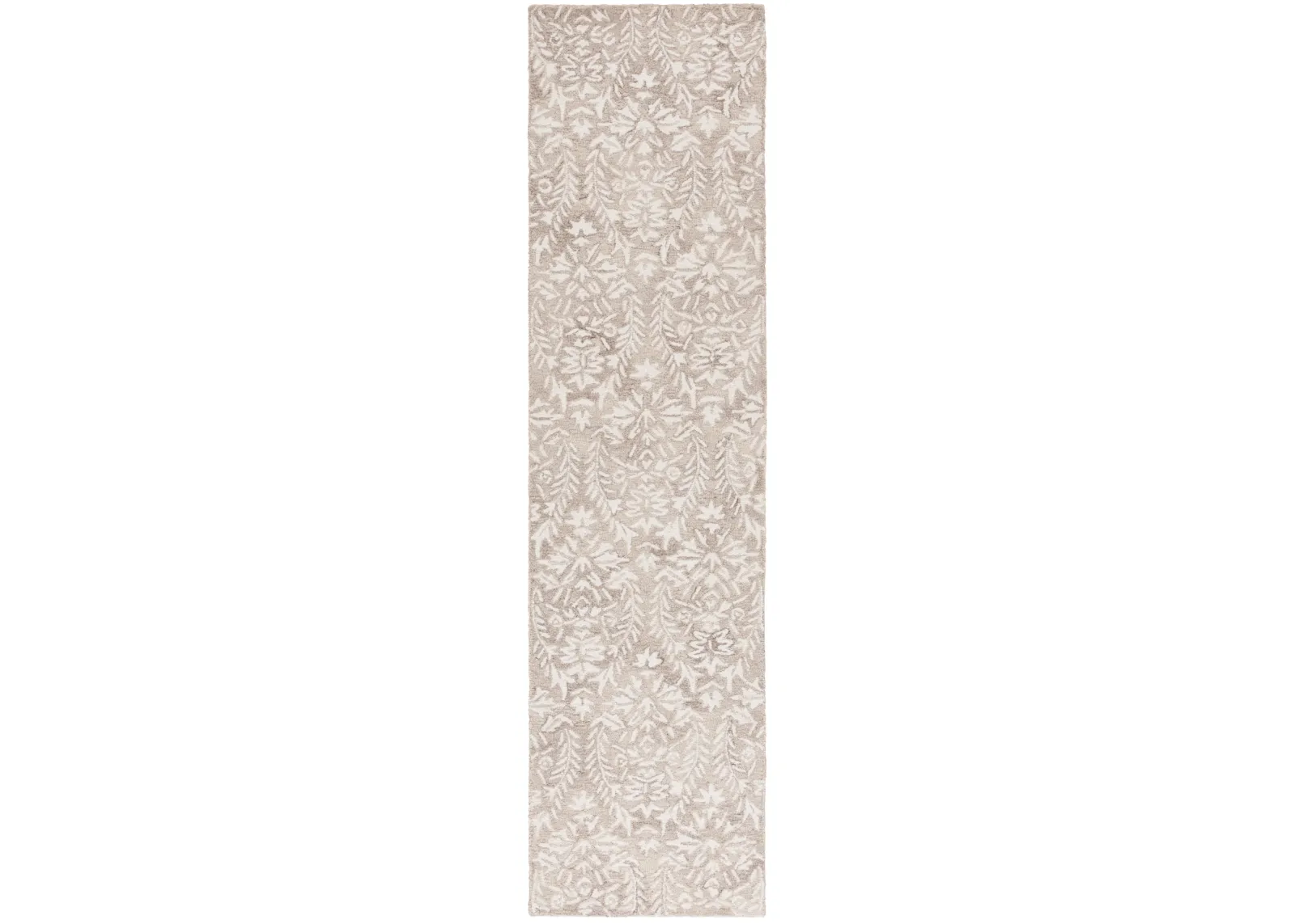 EBONY 127 BEIGE  2'-3' x 9' Runner Rug