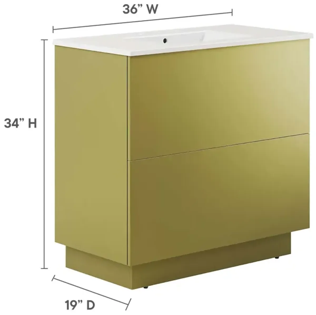 Quantum 36" Bathroom Vanity