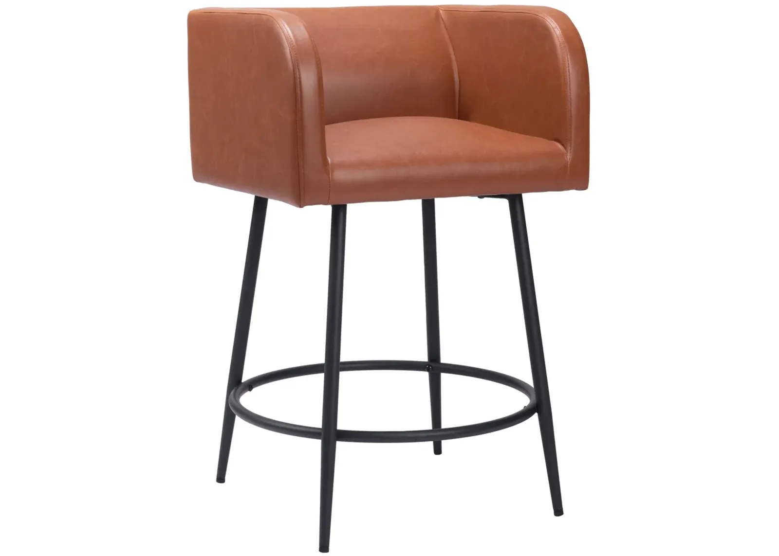 Horbat Counter Stool (Set of 2) Brown