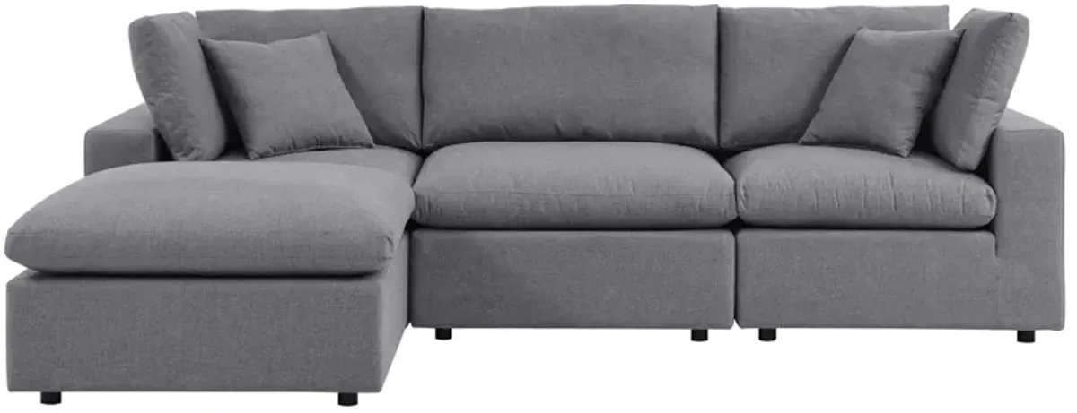 Commix 4-Piece Sunbrella� Outdoor Patio Sectional Sofa