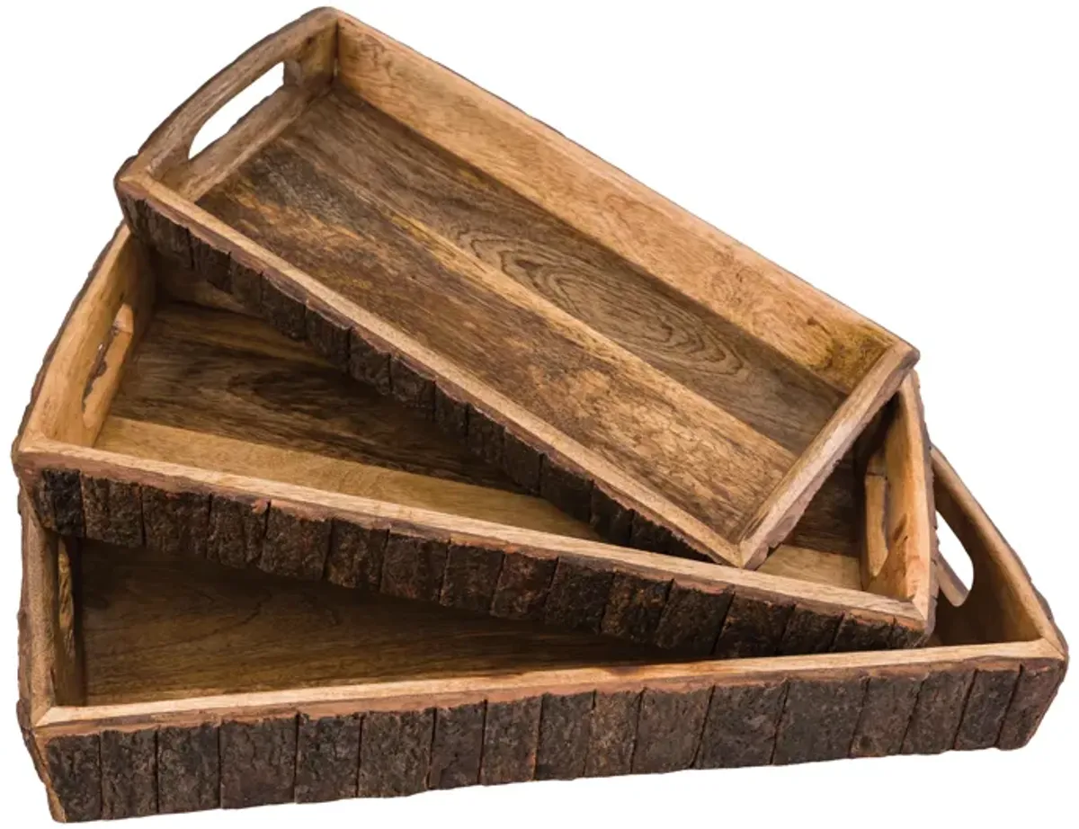 Hollingsworth Tray - Set of 3 Natural