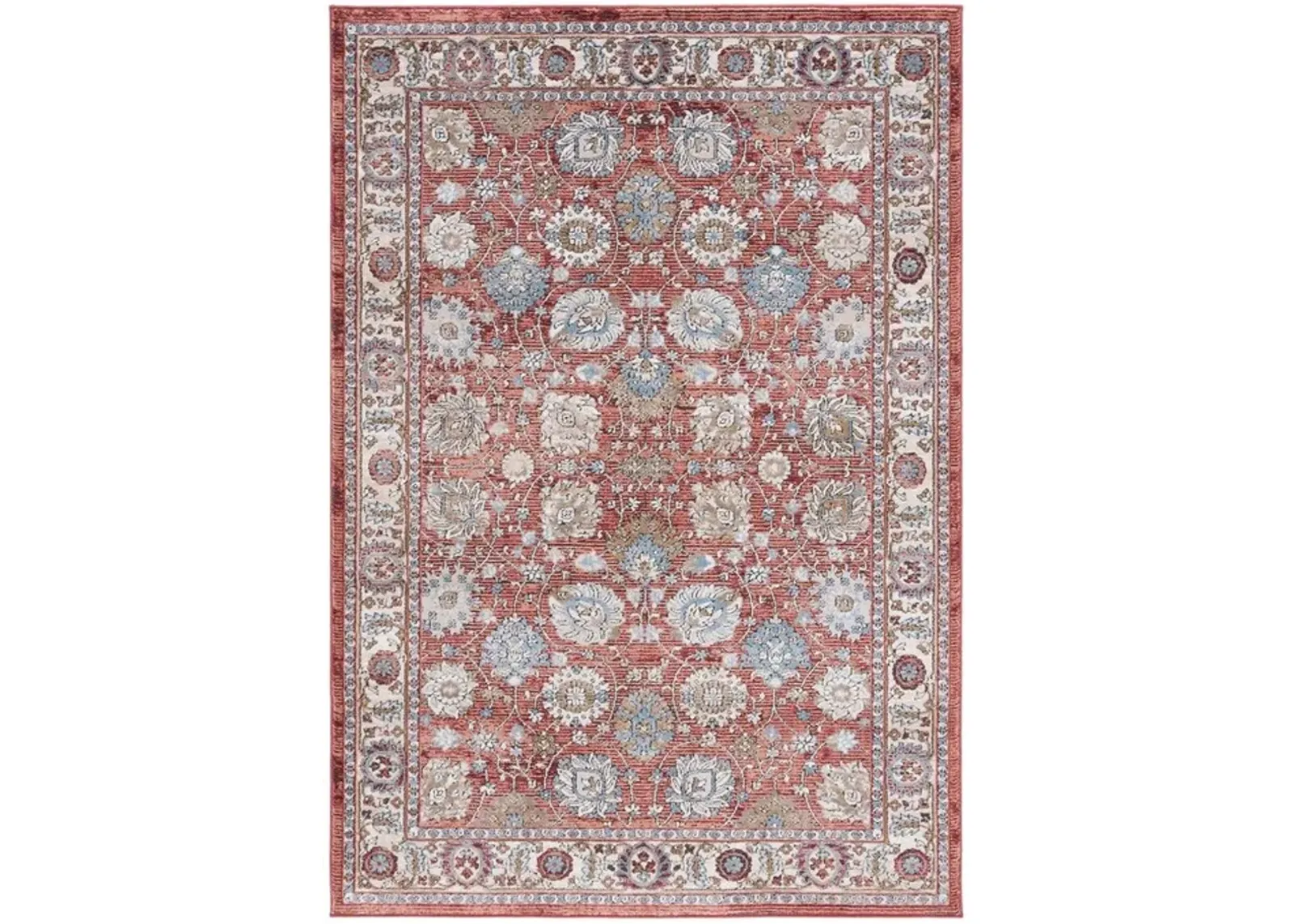 ROSEWOOD 102 Red 5'-3' X 7'-6' Medium Rectangle Rug