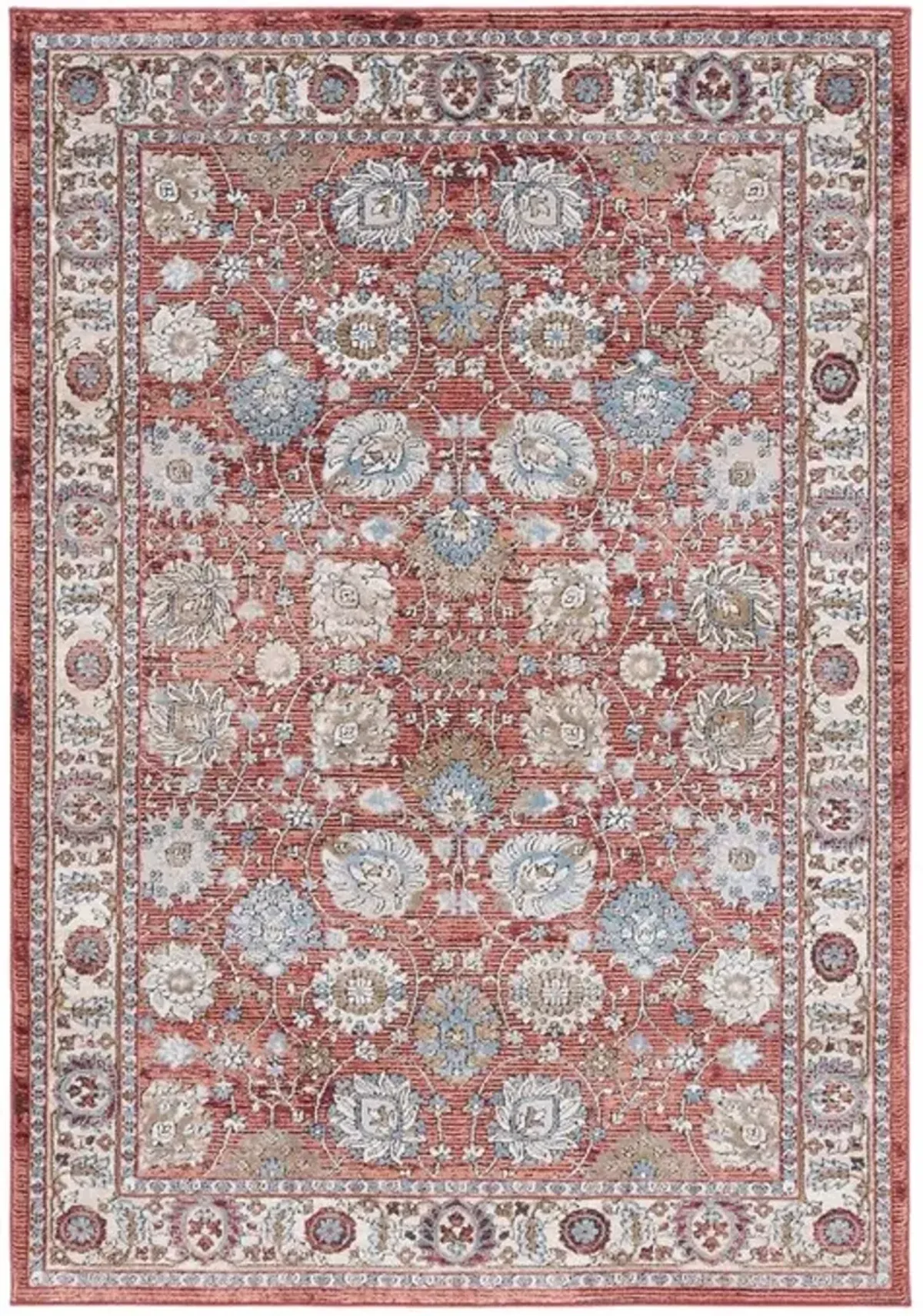 ROSEWOOD 102 Red 5'-3' X 7'-6' Medium Rectangle Rug