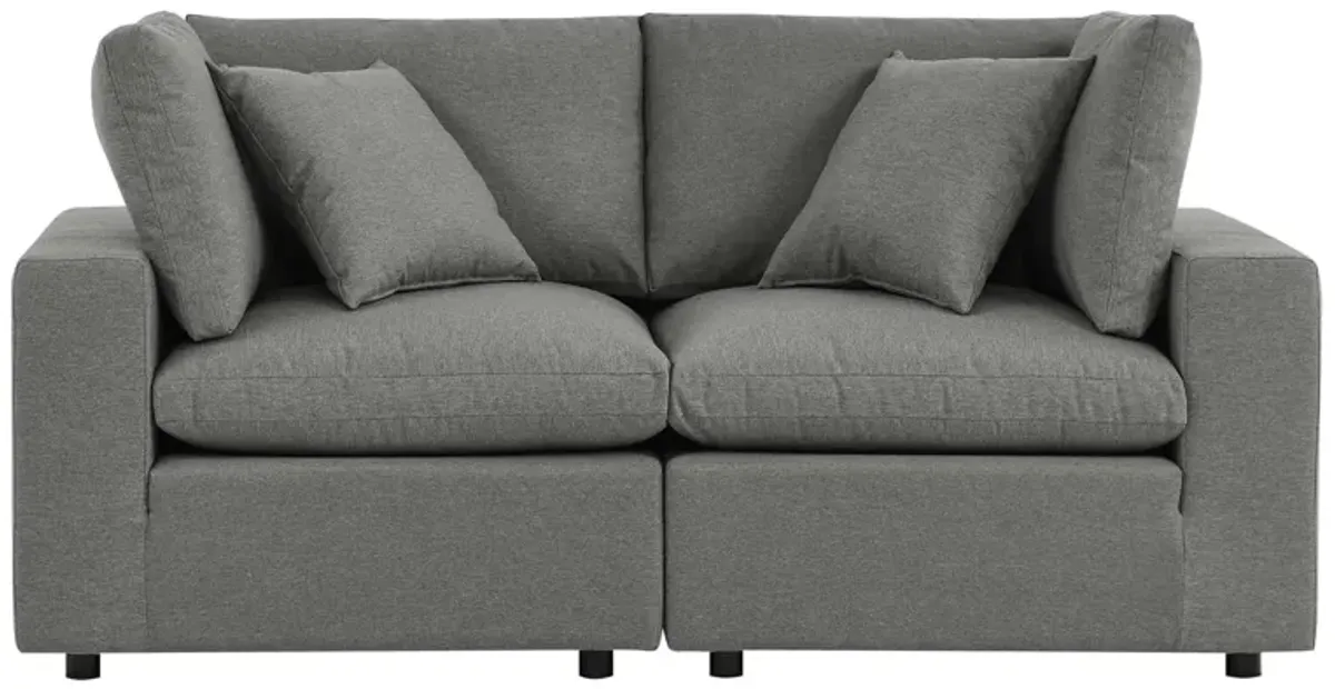 Commix Patio Overstuffed Outdoor Loveseat