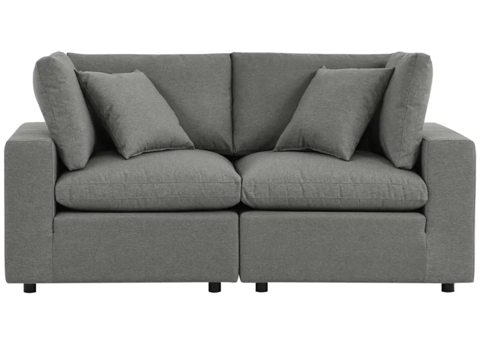 Commix Patio Overstuffed Outdoor Loveseat