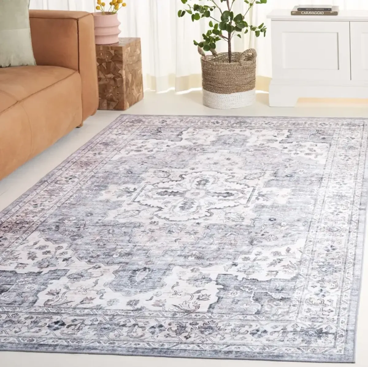 ARIZONA 520 LIGHT GREY  5' x 8' Medium Rectangle Rug