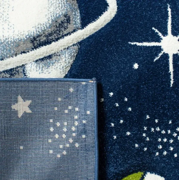 CAROUSEL KIDS 103 NAVY  2'-3' x 6' Runner Rug