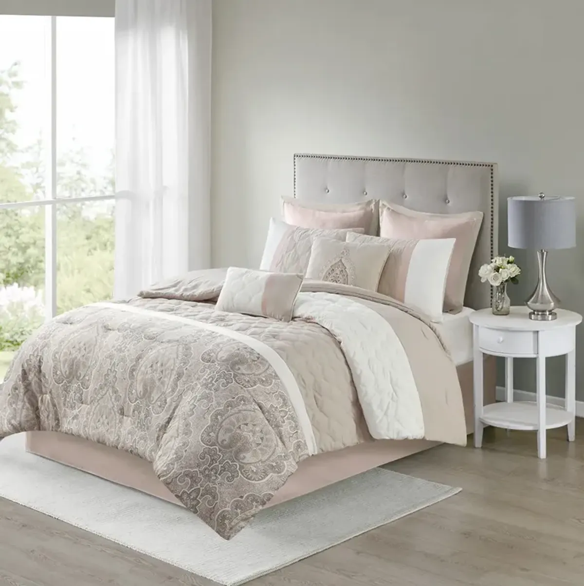 510 Design Shawnee Blush 8 Piece Comforter Set