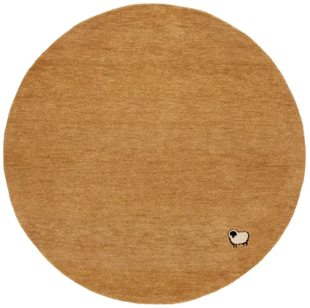 HIMALAYA 451 GOLD 6' x 6' Round Round Rug