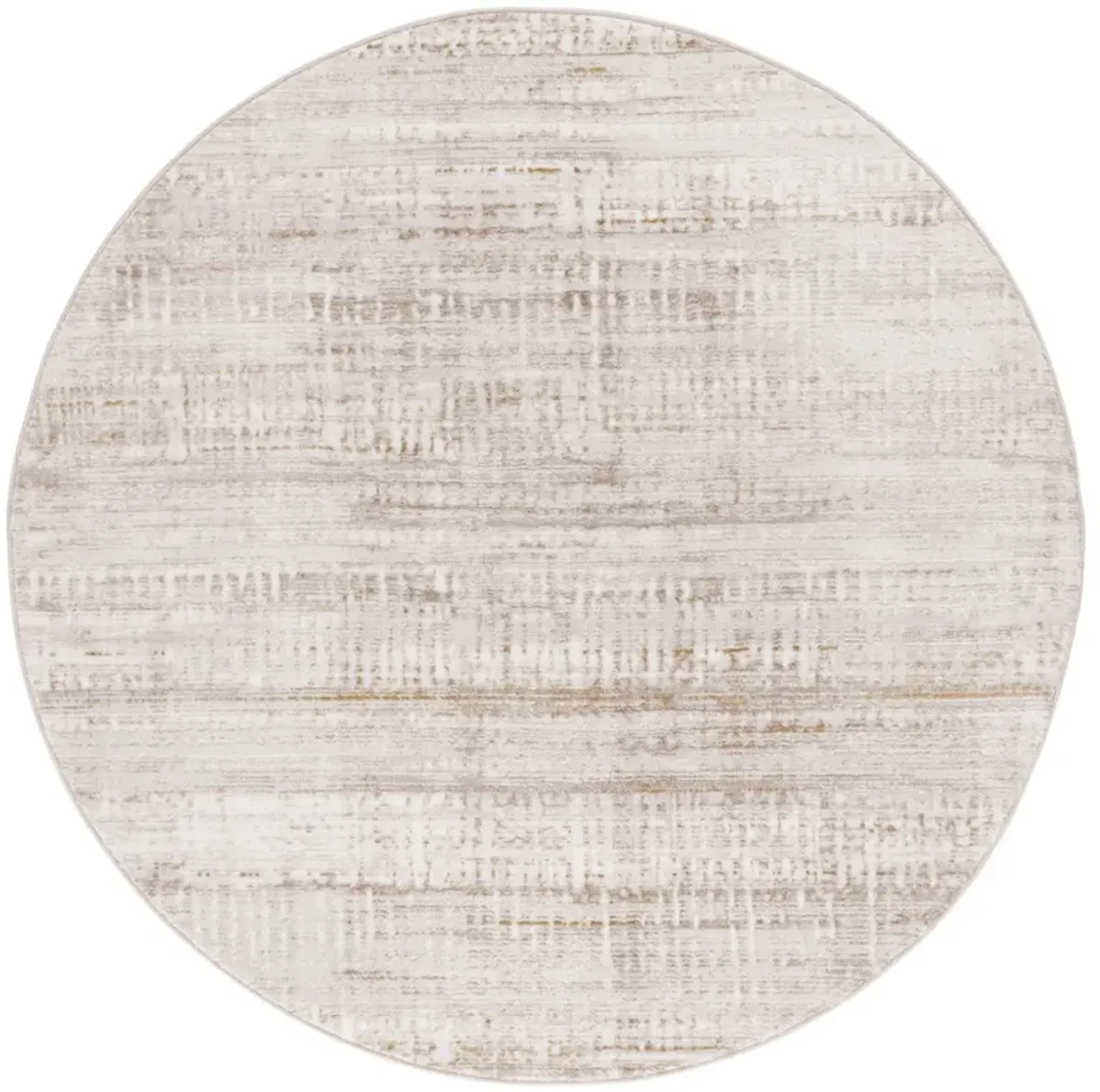 PRESTIGE 128 IVORY  6'-7' x 6'-7' Round Round Rug