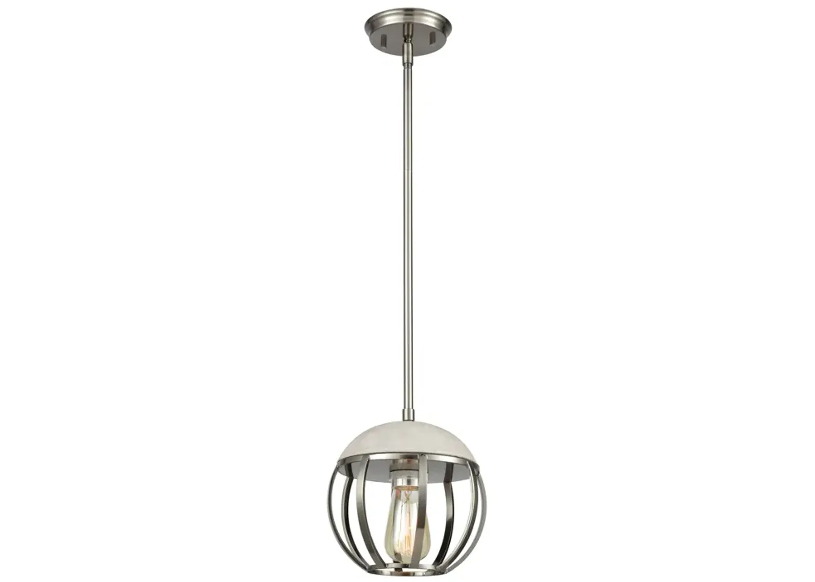 Urban Form 8" Wide 1-Light Mini Pendant - Black