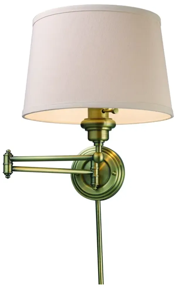 Westbrook 14.5" High 1-Light Sconce - Antique Brass