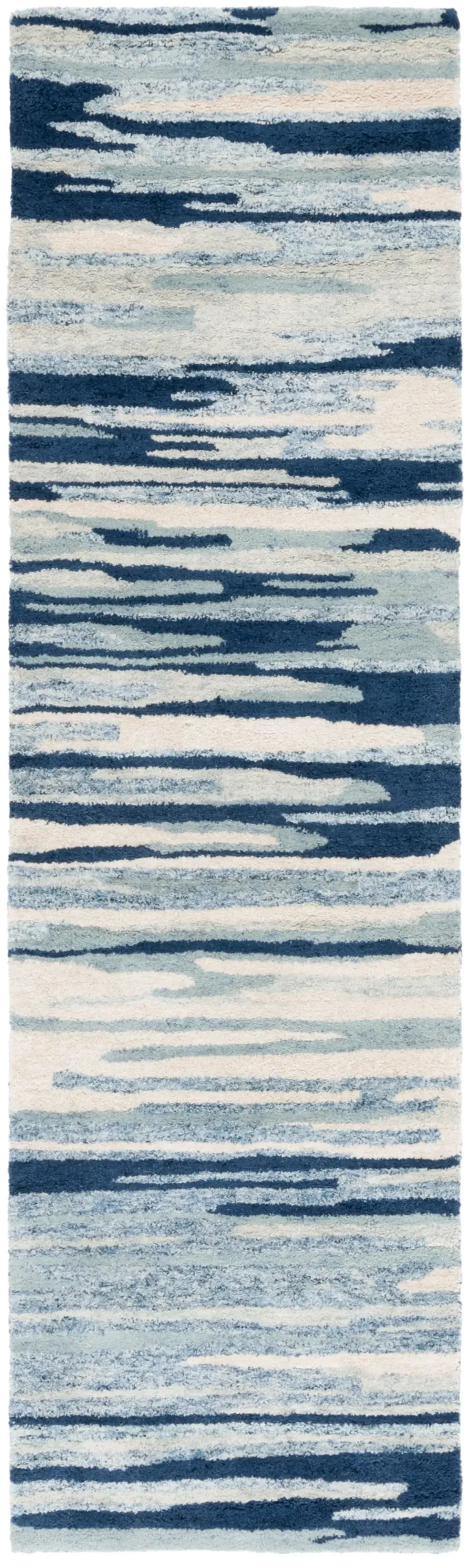 BELLAGIO 201 BLUE  2'-3' x 8' Runner Rug