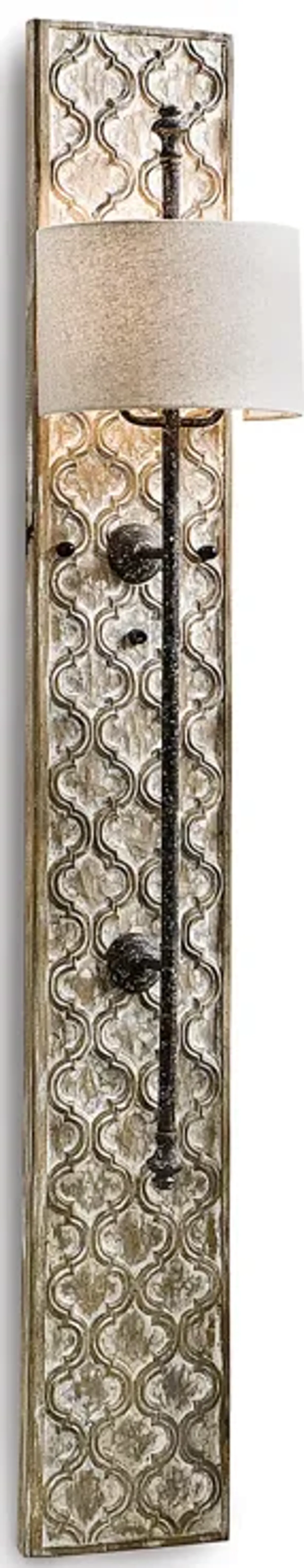 Carved Panel Sconce