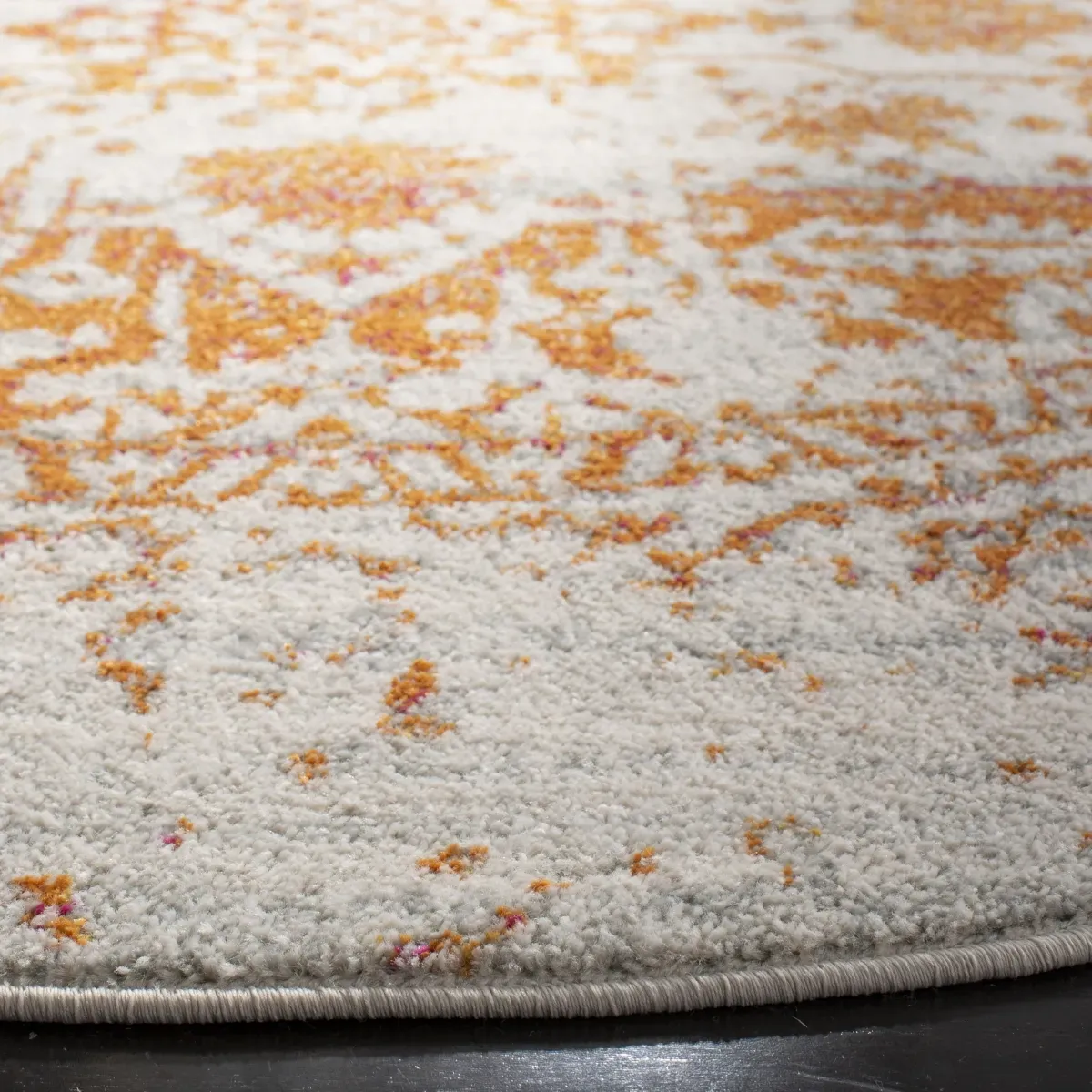 MADISON 603 ORANGE  10' x 10' Round Round Rug