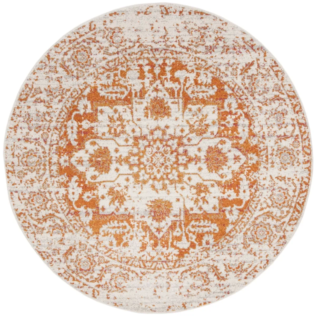 MADISON 603 ORANGE  10' x 10' Round Round Rug