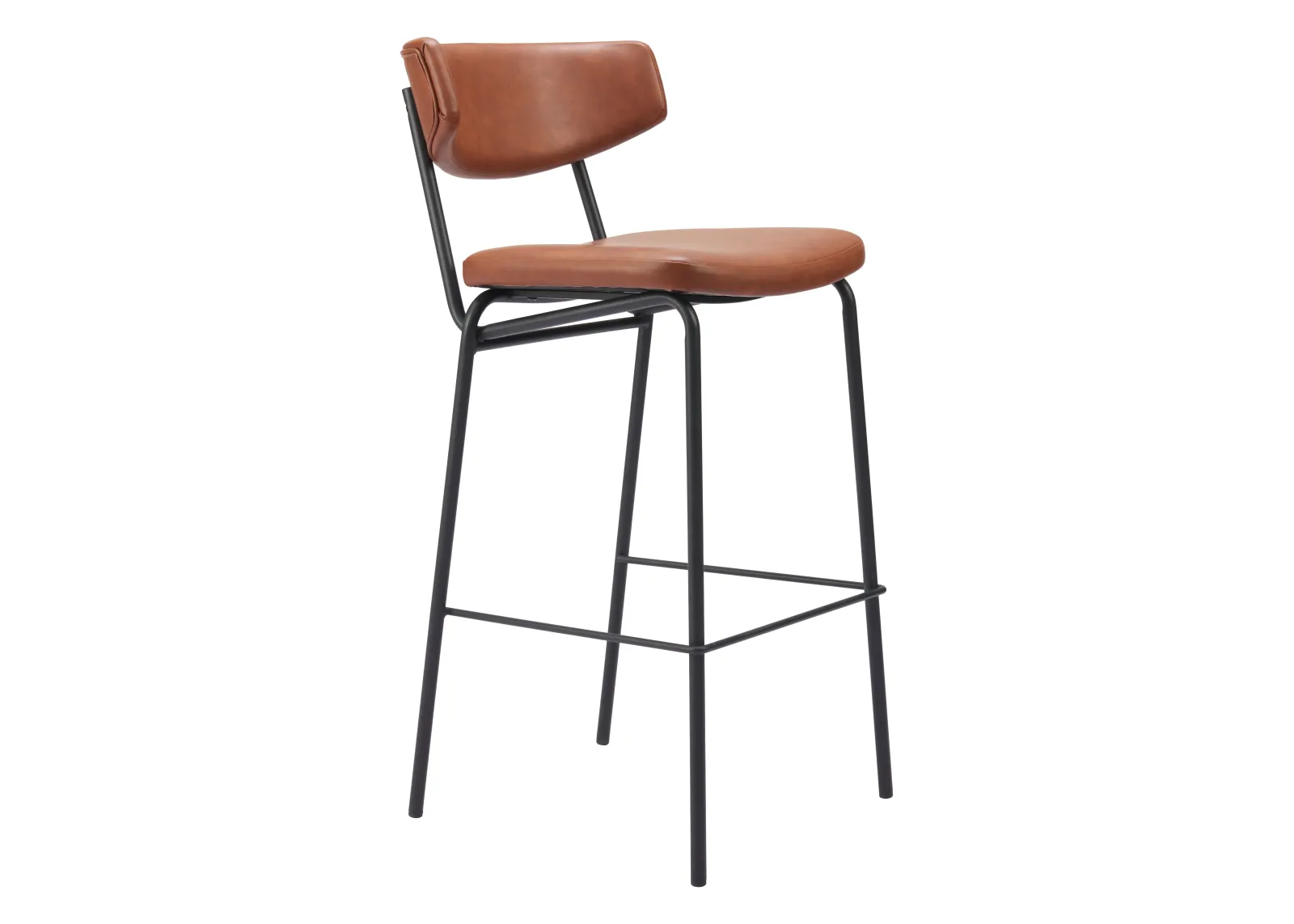 Charon Barstool (Set of 2) Vintage Brown