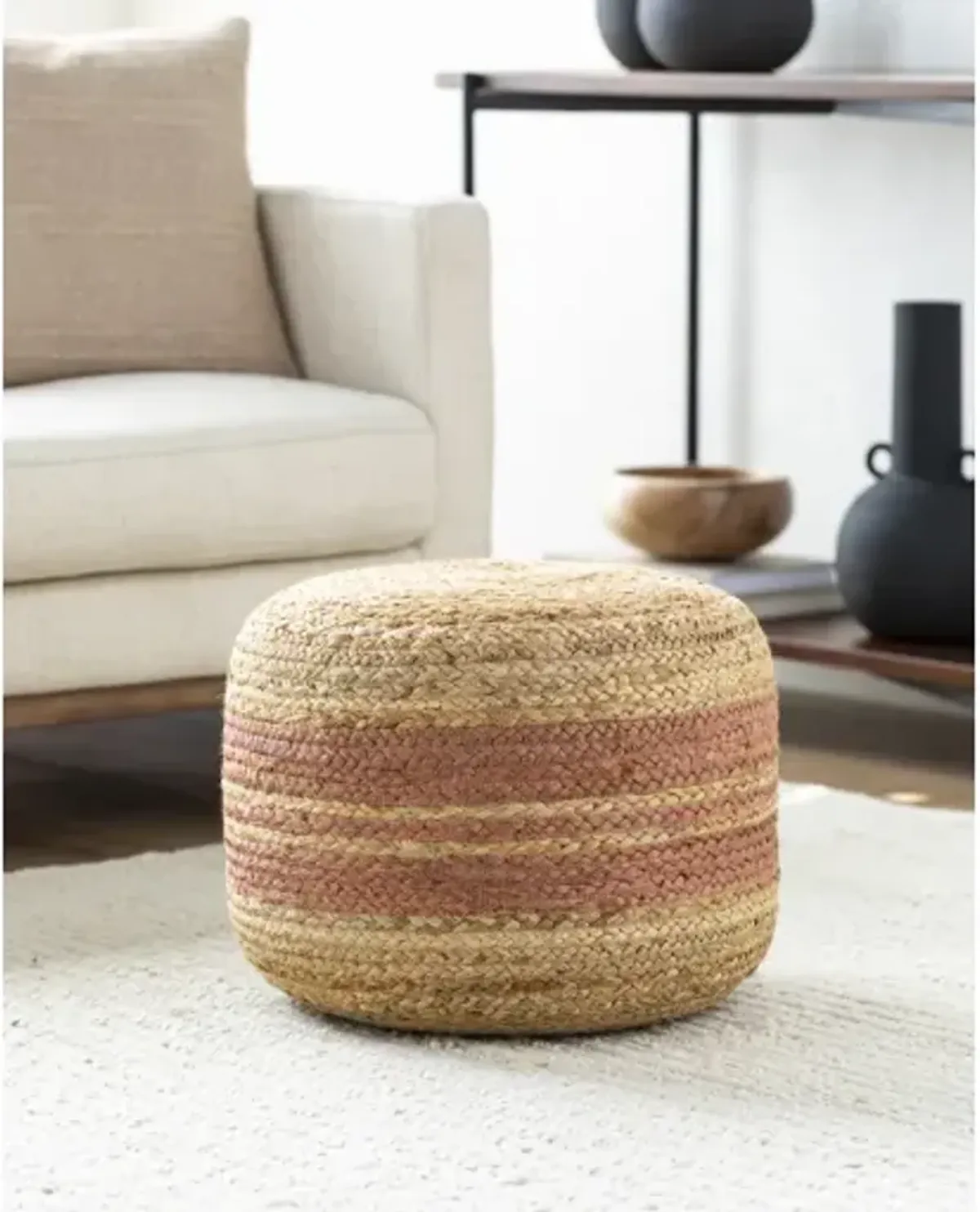 Mallows MWPF-002 14"H x 18"W x 18"D Pouf