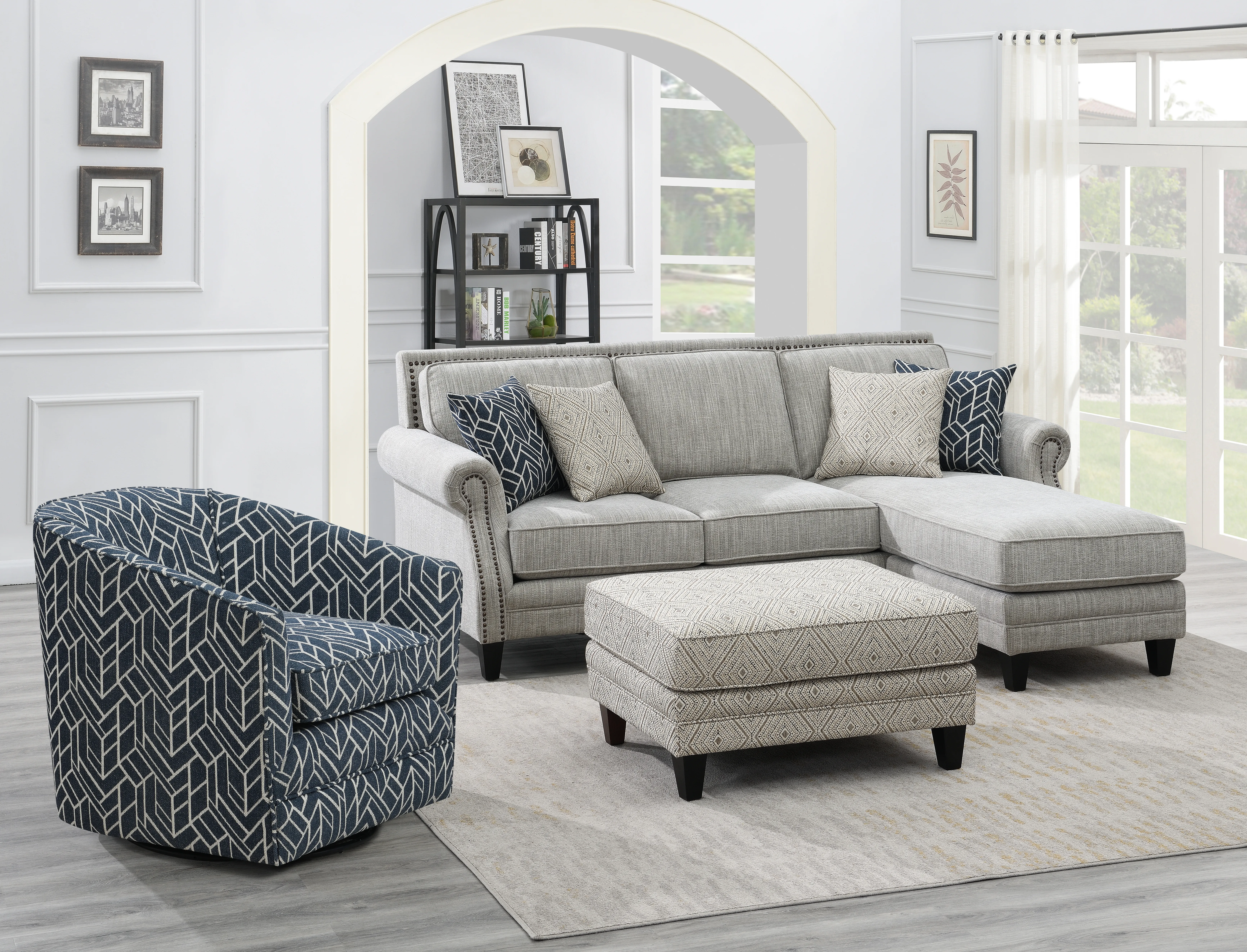 Trilogy Reversible Chaise Sectional